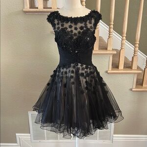 Tony Bowls Elegant Black Dress